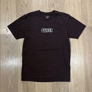 Baker Brand Logo T Shirt iCotton w/ Crew Neck Medium